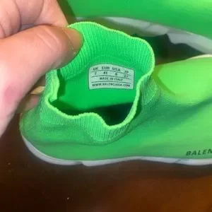 Balenciaga Speed Trainer Sock Sneakers Lime Green Men Size 8 women 9.5 EU 41 Balenciaga | Shoes | Balenciaga Speed Trainer Sock Sneakers  main image 3